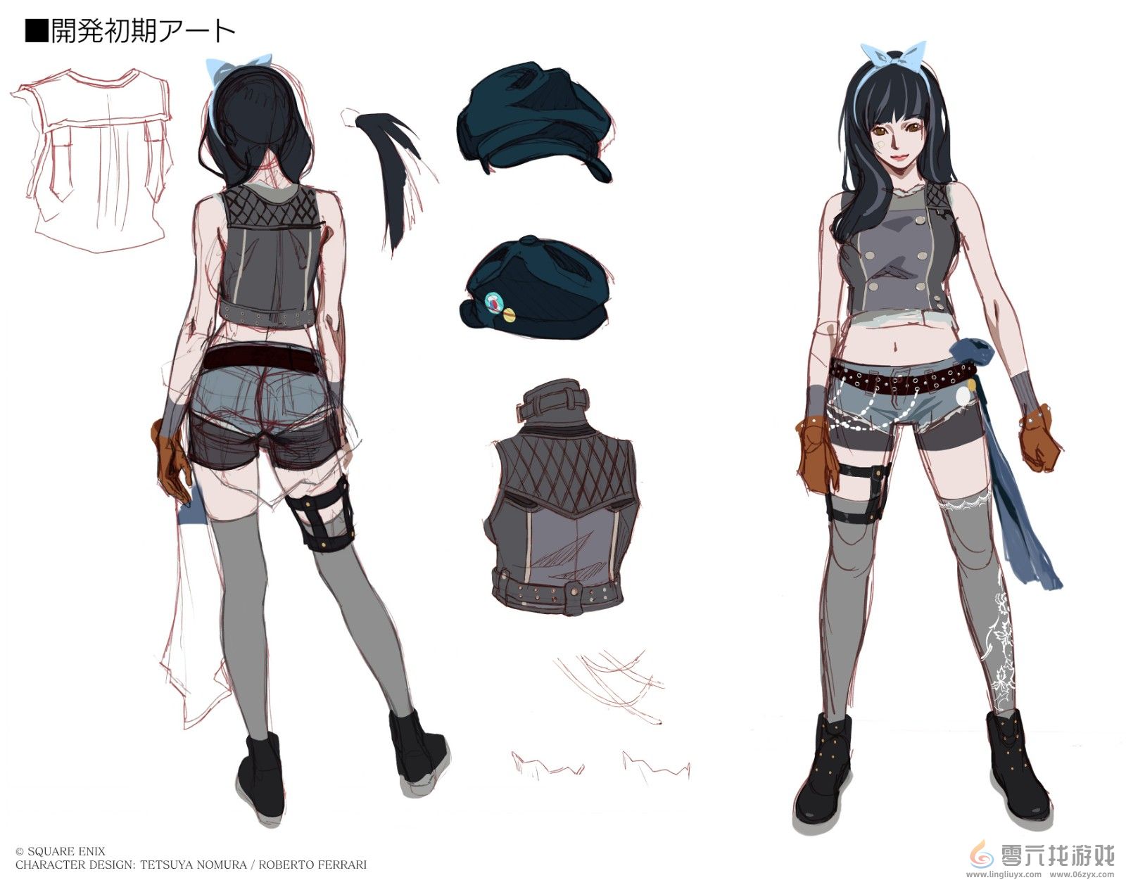 《最终幻想7:重制版》凯莉早期概念图 很撩人哟(图2) 《最终幻想7:重制版》凯莉早期概念图 很撩人哟(图2)