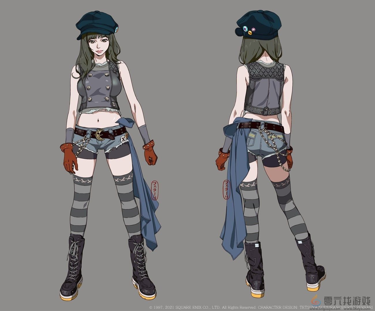 《最终幻想7:重制版》凯莉早期概念图 很撩人哟(图3) 《最终幻想7:重制版》凯莉早期概念图 很撩人哟(图3)