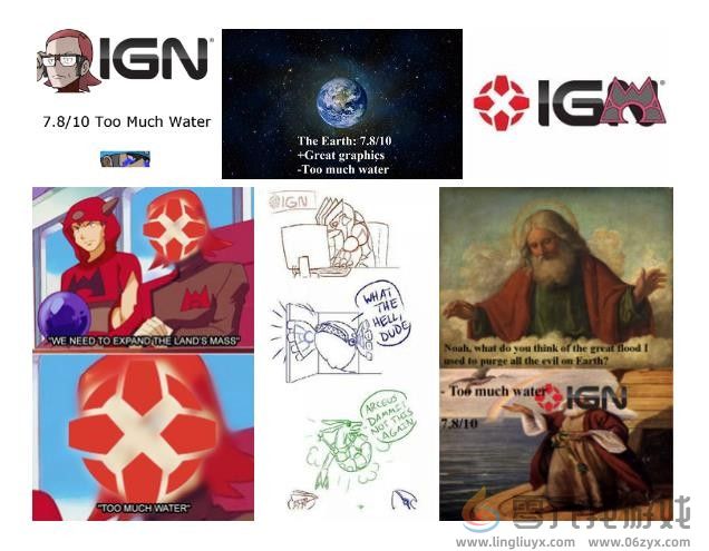 宝可梦官方玩梗：IGN因为游戏里“水太多了”给差评(图3)