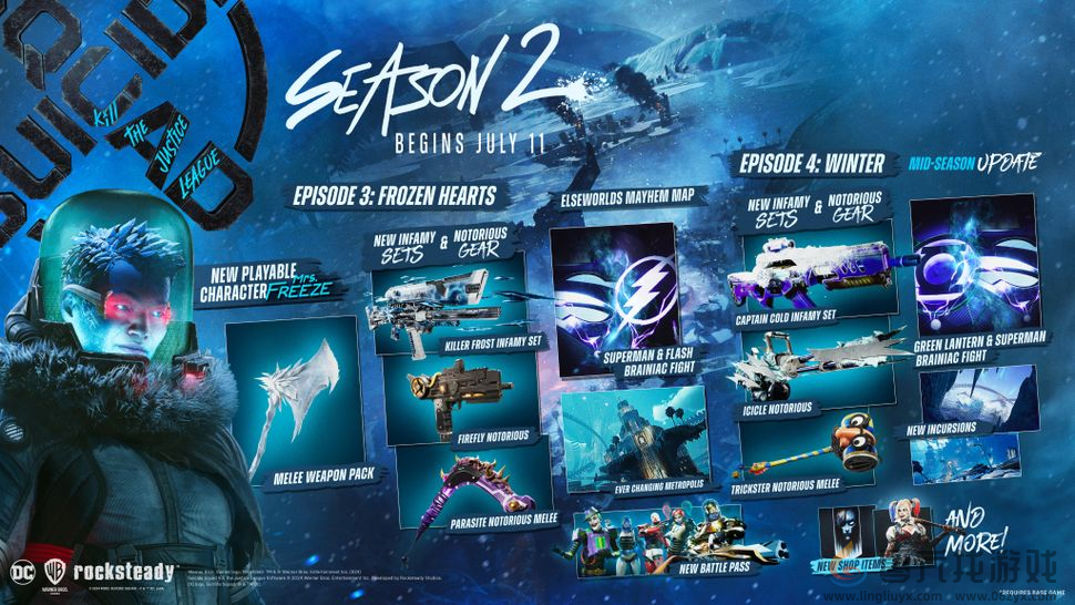 《自杀小队：消灭正义联盟》第二季路线图 新角色急冻人(图2)