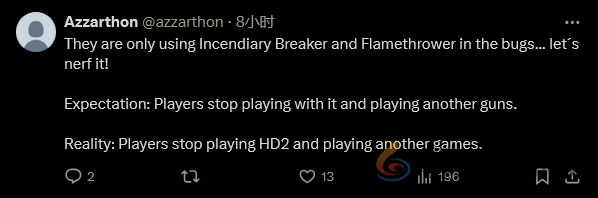 《绝地潜兵2》玩家不满削弱 开发者：大多数人没意见(图6)