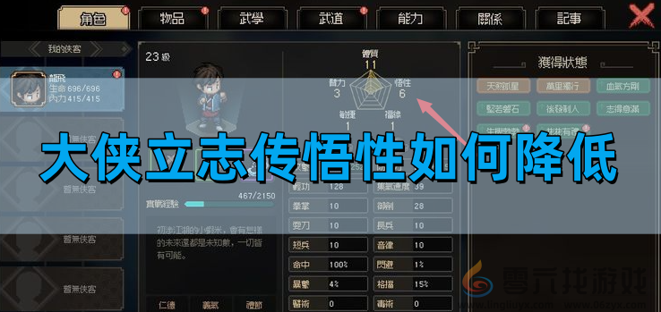 悟性降低方法攻略(图1) 悟性降低方法攻略(图1)