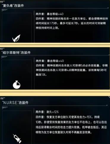 硬核机甲启示配件图鉴大全金配件(图2)