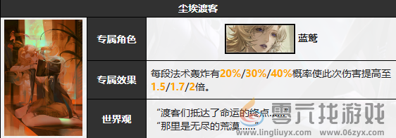 无期迷途蓝鹫技能介绍(图3) 无期迷途蓝鹫技能介绍(图3)