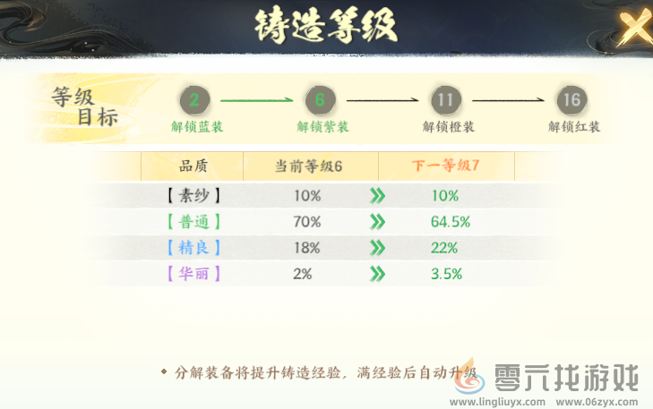 少年歌行风花雪月解锁高品质装备方法(图2) 少年歌行风花雪月解锁高品质装备方法(图2)