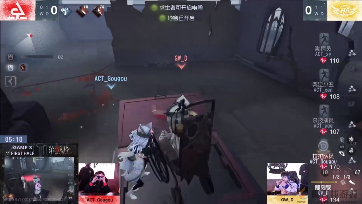 一鸣惊人！Gr_Jin势如破竹四连四抓！——《第五人格》2024秋季赛第六周赛报发布(图3)