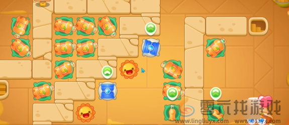 保卫萝卜4法老归来119关通关攻略(图5)