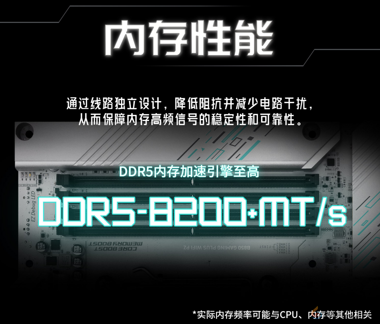 base64_image 微星B850 GAMING PLUS WIFI PZ背插主板上市,畅享AM5平台(图4)