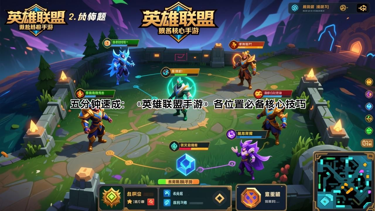 五分钟速成：《英雄联盟手游》各位置必备核心技巧(图1)